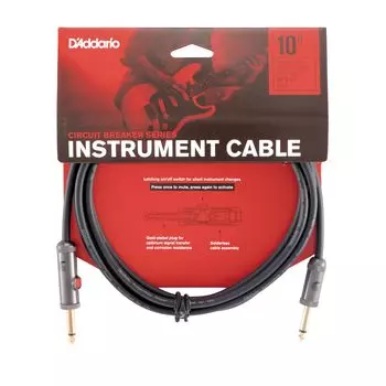 Экранированный кабель D Addario (Гитарный щит) Кабель автоматического выключателя серии Custom с фиксирующим выключателем PW-AGL-10 (3,0 м СС) []