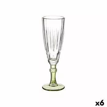 Экзотические бокалы для шампанского, зеленые бокалы, 6 шт. (170мл)