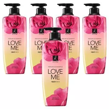 Эластиновый парфюмированный шампунь Love Me, 400 мл, 5 шт.