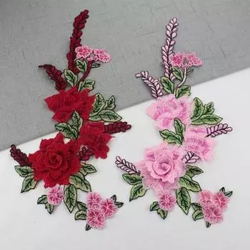 Элегантный значок для шитья своими руками, Cheongsam, нашивка для одежды, аксессуары для одежды, аппликация, вышивка