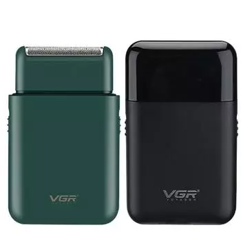 Электрическая бритва для мужчин, моющаяся, USB, перезаряжаемая, беспроводная, с сеточной головкой и выдвижным триммером для бороды, многофункциональная, портативная чёрный