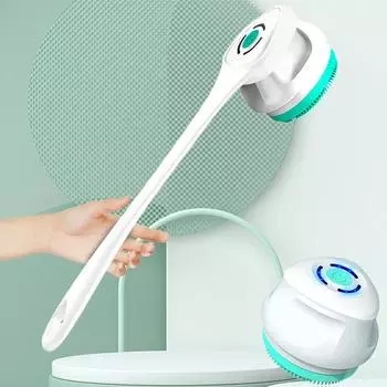 Электрическая щетка для ванны Sponge Frosted, водонепроницаемая и отшелушивающая многофункциональная щетка для ванны, электрическая зубная щетка, щетка для чистки зелёный