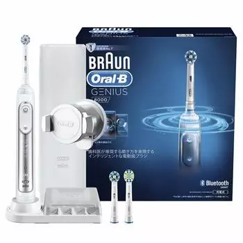 Электрическая зубная щетка Braun Oral B Genius White 8000 D7015355XC
