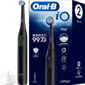Электрическая зубная щетка Braun Oral B iO2S Edition для Electric iOS21D90BK Black (Окончательные новички) чёрный