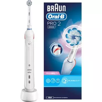 Электрическая зубная щетка Braun Oral B PRO2000 D5015132WH белая