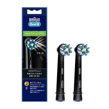 Электрическая зубная щетка Braun Oral B, сменная щетка Genius X Titanium Grey, черная EB50BK-2-EL, многофункциональная EB50BK-2-EL