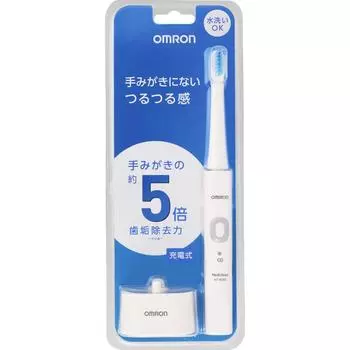Электрическая зубная щетка Omron Healthcare Sonic, перезаряжаемая, белая, Ht B303 W