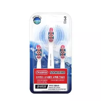 Электрическая зубная щетка Oradens Sonic Clean Sensor Ethon Refilmo, 3 шт.