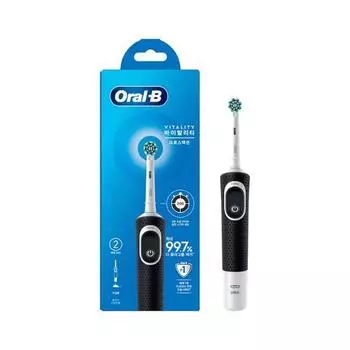 Электрическая зубная щетка Oral-B D100 Vitality Cross Action черная