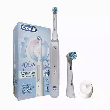 Электрическая зубная щетка Oral B iO3 для взрослых io3 Plus с индукционным зарядным устройством чёрный