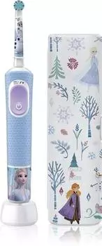 Электрическая зубная щетка Oral B PRO Kids 3+ Frozen в футляре TU прозрачный