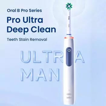 Электрическая зубная щетка Oral B PRO ULTRA baby голубой