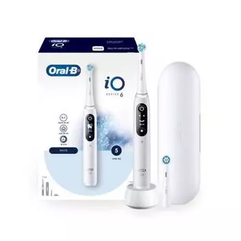 Электрическая зубная щетка Oralbi IO6, белая, 3753
