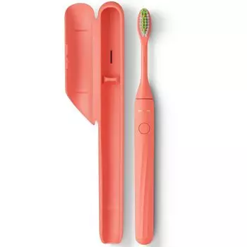 Электрическая зубная щетка Philips Sonicare Philips One компактная дорожная Coral (с корпусом) HY1100/31 коралловый