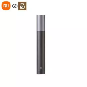 Электрический мини-триммер для волос в носу Xiaomi HN1, портативная машинка для стрижки волос в носу и ушах, водостойкий очиститель, инструмент для предотвращения повреждений чёрный