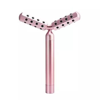 Электрический роликовый массажер 3D вибрация германиевая бьюти-палочка оптом палочка для массажа лица электрический бьюти-девайс KB-233