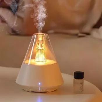 Электрический USB-диффузор эфирных масел Candlelight, ультразвуковой аппарат для ароматерапии с распылителем, мини-пульт дистанционного управления, увлажнитель воздуха с ароматом USB Cable чёрный