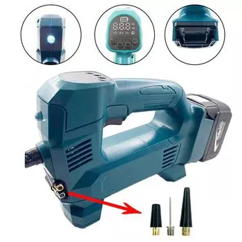 Электрический воздушный насос Электрический насос для Makita 18 В литий-ионный аккумулятор беспроводной воздушный насос для накачивания шин автомобиля велосипеда мяча CHINA