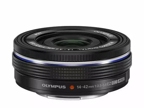 Электрический зум-объектив OM Pancake DIGITAL ED EZ BLK SYSTEM/OLYMPUS M.ZUIKO 14-42 мм F3.5-5.6 чёрный