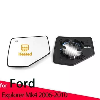 Электрическое широкоугольное зеркало с боковым подогревом, стекло для Ford Explorer Mk4 2006-2010, аксессуары, левая или правая сторона 1pc Left