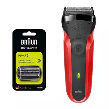 Электробритва Braun BRAUN Series3 body набор запасных лезвий 3 лезвия и F/C21B 300S-R-SP