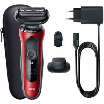 Электробритва BRAUN Series 6, красная, 61-R1200s 5762