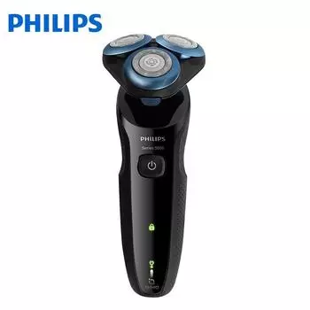 Электробритва Philips 5066 Series 5000, сухое, влажное, гладкое бритье, удаление волос, IPX7, водонепроницаемая, 1 час, быстрая зарядка, мужская электробритва
