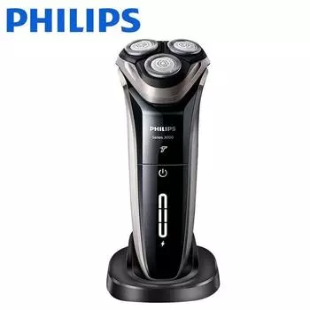 Электробритва Philips Series 3000, сухое и влажное бритье, волосы на лице, 5D, гибкая бритвенная головка, триммер с турборежимом S3203, быстрая перезарядка