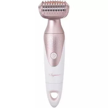 Электробритва Rosenstar Shaver Trimmer Trimming Comb Battery White Pink Gold ALS050 Womens (Чистое лезвие, лезвие, в комплекте) Моющийся, Маленький, Управляемый,