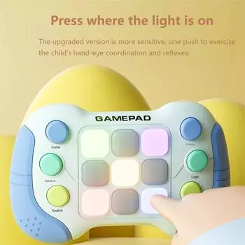 Электронная игра Quick Push, модернизированная игровая консоль Pop Light Quick Push, игрушка-антистресс, сенсорная игровая машина для детей