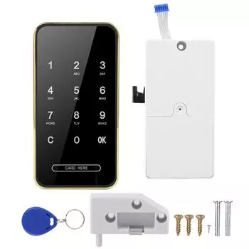 Электронный замок с паролем RFID Smart Keyless Touch Screen для шкафа для обуви LockerGold RFID