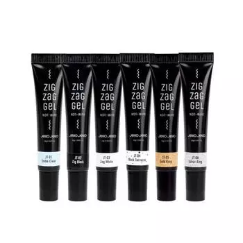 JELLO JELLO Zig Zag Tube Gel Seriese Set Набор из 6 предметов