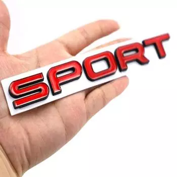Эмблема Sport Letter 16,2*1,8 см подходит для автомобилей Range Rover Evoque Sport Leopard