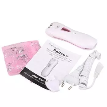 Эпилятор Yousheng Women Smooth Glide EU Plug Перезаряжаемый прибор для удаления волос на лице, теле, в зоне бикини, на руках и ногах, триммер для удаления волос, бритва EU