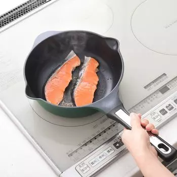 [Эрнест] Глубокая сковорода 20 см зеленая A-78023 – frying-pan