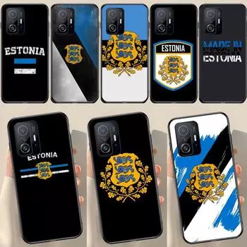 Эстонский герб, эмблема для POCO X5 X3 F5 Pro X4 F4 GT M5s C40 F3, чехол для Xiaomi 13 Lite 12 11T 12T Pro 12X, чехол Xiaomi 13