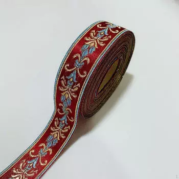Этническая жаккардовая лента DIY Декор, 5 м украшения для шитья, украшения для сумок, стола Width 3cm