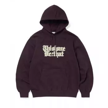 Это никогда не тот старый английский логотип Hoodie Wine S