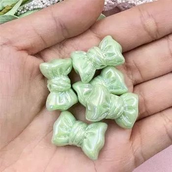 Jewelry Making For Necklace Earrings Making Craft Handmade Material Beading Accessory Charms DIY 5Pcs 16*24mm Acrylic Sugar Beads синий