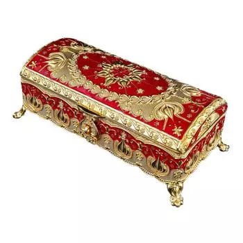 Jewelry Storage Case with Velvets Lining Moisture Resistant Jewellery Container Stylish Women Accessories Holder B