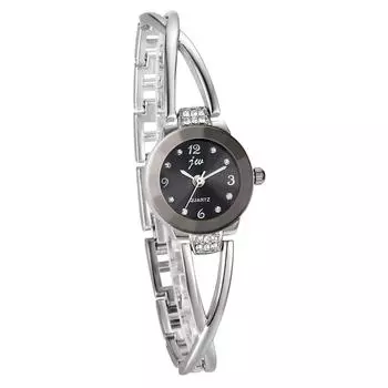 JewelryWe Блестящие милые часы Простые модные подарки на день рождения для женщин на День святого Валентина (Серебряный) серебряный