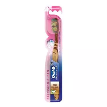 Экстрамягкая зубная щетка для чувствительных десен, Toothbrush Sensitive & Gums Precision Clean Extra Soft, Oral-B