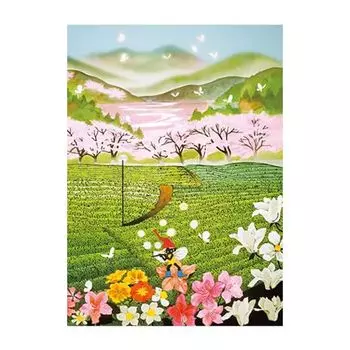 Jigsaw puzzle 500 pieces Seiji Fujishiro Tea plantation fantasy x (38 53cm)
