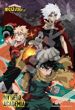 Jigsaw puzzle TV anime Hero Izuku Katsuki Kisuke Shigara 300 pieces My Academia Midoriya, Bakugou, (300-3097)