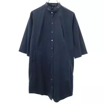 JIL SANDER made in Italy 7 minutes sleeve Band color Shirt dress 34 Women Used