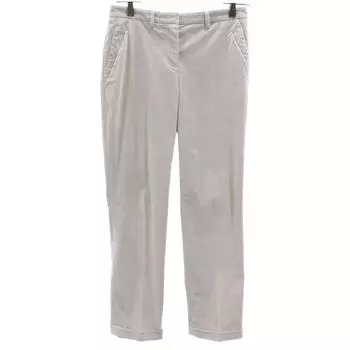 JIL SANDER made in Italy Cotton pants 32 gray Women Used