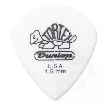 Jim Dunlop Tortex Jazz III комплект из 12 медиаторов Tortex Jazz 3 диаметром 1,50 мм и медиатора Musent Custom Players 478B150-WHT-12P-01
