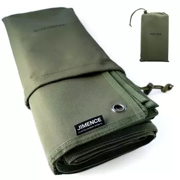 JIMENCE Ground Sheet Thick 1000D 120 x 200 см Водонепроницаемый Двусторонний Водоотталкивающий Мешок Для Хранения Входит В Комплект Для Solo (оливковый) оливковый
