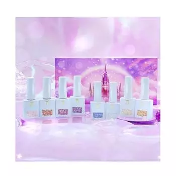 JIN.B X GRACIA Fantasy Набор для ногтей с блестками для душа 8 шт.