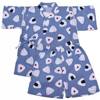 Jinbei Baby Top and Bottom Japanese Short Summer Linen 90 100 110 120 130 140 [Dizoony] Детская одежда, Юката для мальчиков, Мальчики, Дети, Комплект, Одежда,
